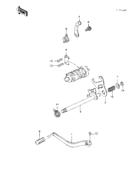 Gear Change Mechanism ('83 C1)