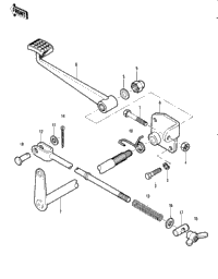 Brake Pedal ('82 A1)