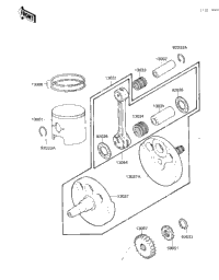 Crankshaft/Piston ('85 A2)