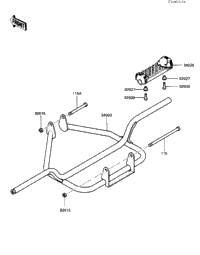 Footrests ('84 Klt200-C2)