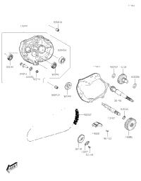 Gear Change Drum/Shift Fork(S)
