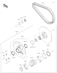 Driven Converter/Drive Belt