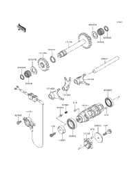 Gear Change Drum/Shift Fork(S)