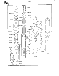 Front Fork ('84 A1)