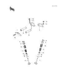 Rocker Arms/Valves ('83 Klt200-C1)