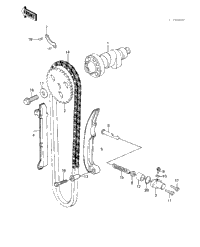 Camshaft/Chain/Tensioner ('83 C1)
