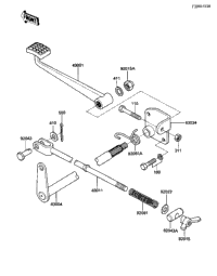 Brake Pedal ('84 Klt200-C2)