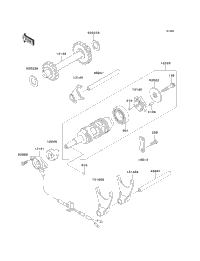 Gear Change Drum/Shift Fork(S)