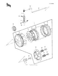 Clutch ('83 Klt200-A4/A4a)