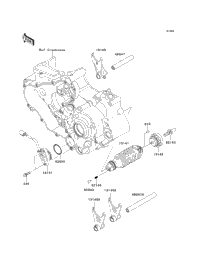 Gear Change Drum/Shift Fork(S)