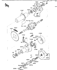Rear Hub Brake Chain ('84-'85 C2/C3)