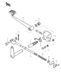 Brake Pedal ('83 A2)
