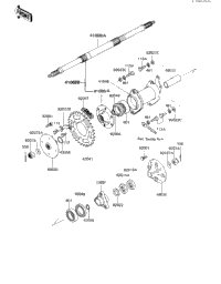 Rear Hub/Axle/Chain ('84 A1)