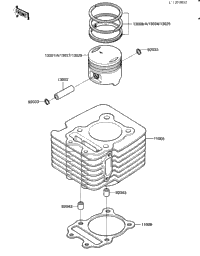 Cylinder/Piston (Klt110-A1/A2)