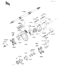 Rear Hub/Axle/Chain ('85 A2)