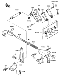 Chain Tensioner ('84 Klt200-C2)