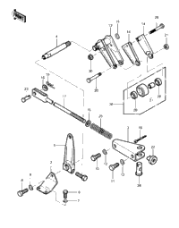 Chain Tensioner ('83 Klt200-C1)
