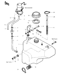 Fuel Tank ('83 Klt200-C1)