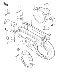 Chain Case ('83 Klt200-C1)
