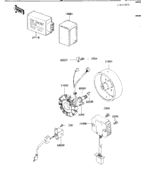 Ignition Generator Regulator ('84-'85 C2