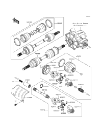 Drive Shaft (Front)(Klf400-B1/B2)