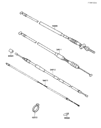 Cables ('84 Klt200-C2)