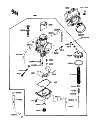 Carburetor (Kxf250-A2)(004205Å)