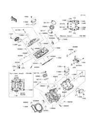 Cylinder Head (Vf750de095937-)