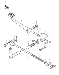 Brake Pedal ('83 Klt200-C1)