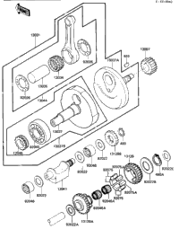 Crankshaft/Balancer ('84 Klt200-C2)