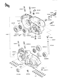 Crankcase ('84 A1)