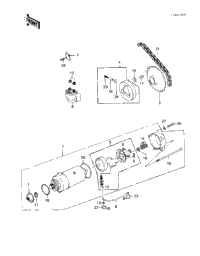 Starter Motor/Starter Clutch ('83 A2)