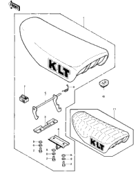 Seat ('81-'82 Klt200-A1/A2/A3)
