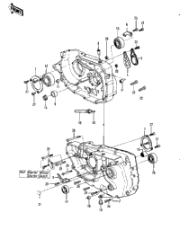 Crankcase ('82 A1)