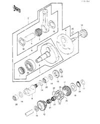 Crankshaft/Balancer ('83 C1)