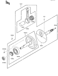 Crankshaft (-E/No. 006766)