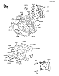 Engine Covers ('84 Klt200-C2)