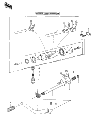 Gear Change Mechanism ('82 A1)