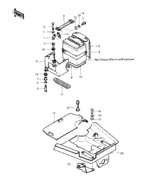 Battery Case/Tool Case ('83 Klt200-A4/A4