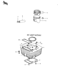 Cylinder/Piston ('82 A1)