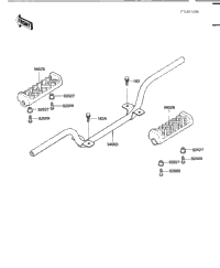 Footrests ('84-'85 C2/C3)