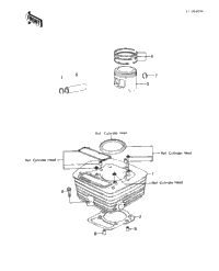 Cylinder/Piston ('83 C1)