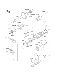 Gear Change Drum/Shift Fork(S)