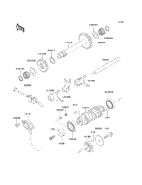 Gear Change Drum/Shift Fork(S)