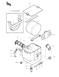 Air Cleaner ('81-'82 Klt200-A1/A2/A3)
