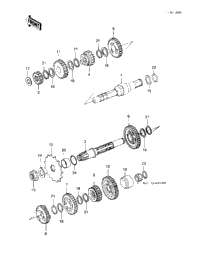 Transmission ('83 Klt200-C1)