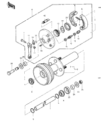 Front Hub/Brake ('83 C1)