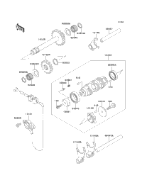 Gear Change Drum/Shift Fork(S)