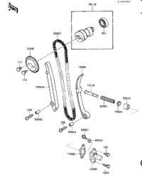 Camshaft/Chain/Tensioner (Klt110-A1/A2)