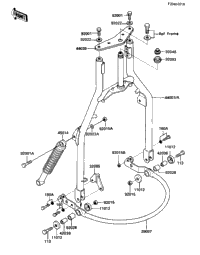 Front Fork ('84 Klt200-C2)